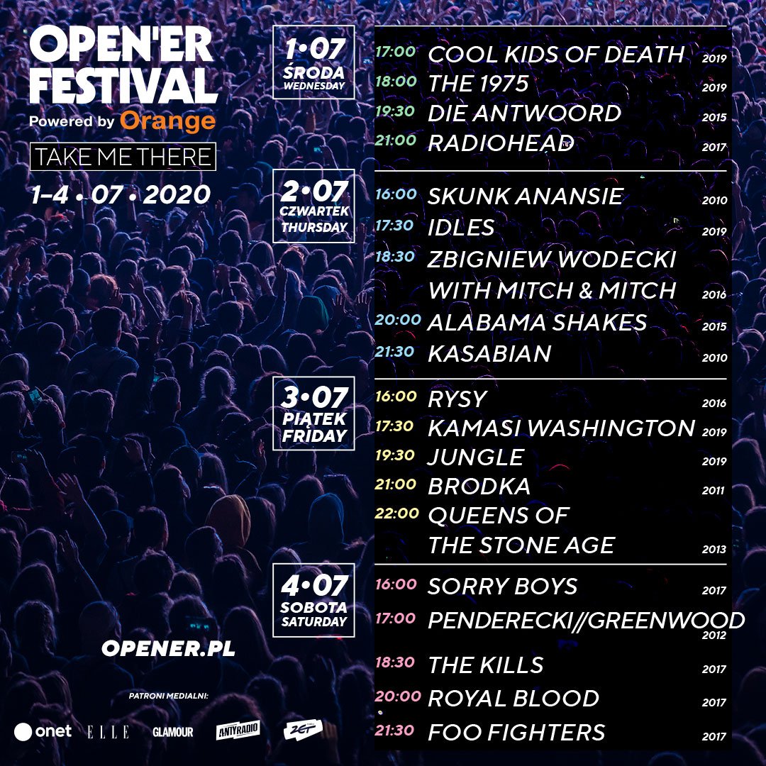 Open'er Festival powered by Orange - TAKE ME THERE! // mat.prasowe