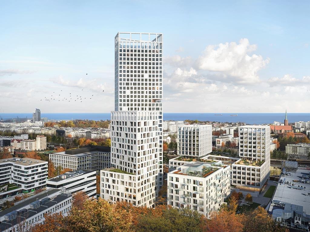 Zwycięska koncepcja kompleksu mieszkaniowo-usługowego przy ul. Kieleckiej, Grupa5 Architekci, mat. prasowe Allcon Osiedla