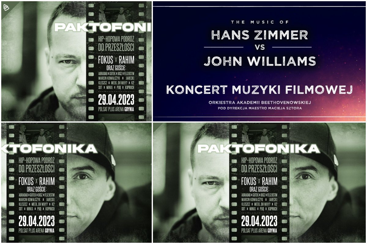 Koncertowa wiosna w Polsat Plus Arenie Gdynia//collage z mat. pras.