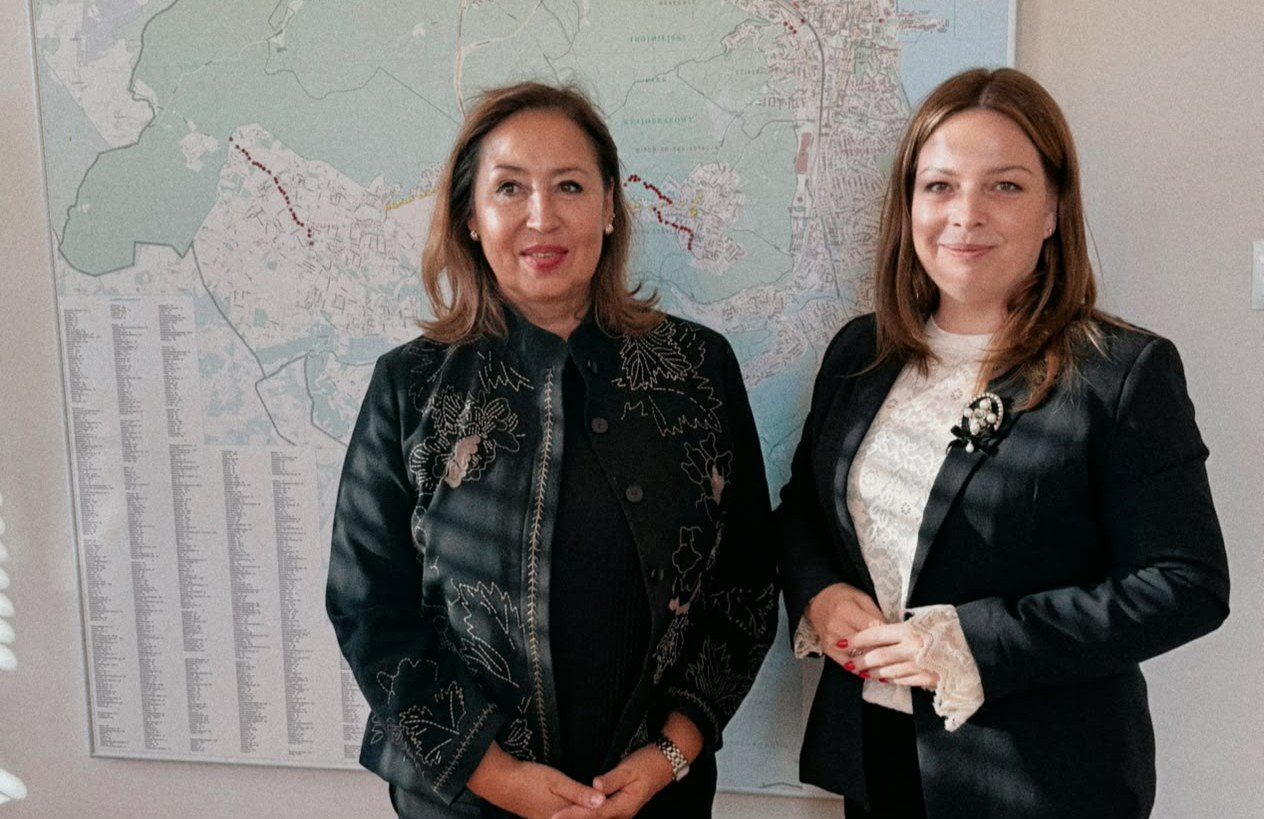 Sanja Celebic Lukovac gościła u wiceprezydentki Oktawii Gorzeńskiej. (fot. UMG)