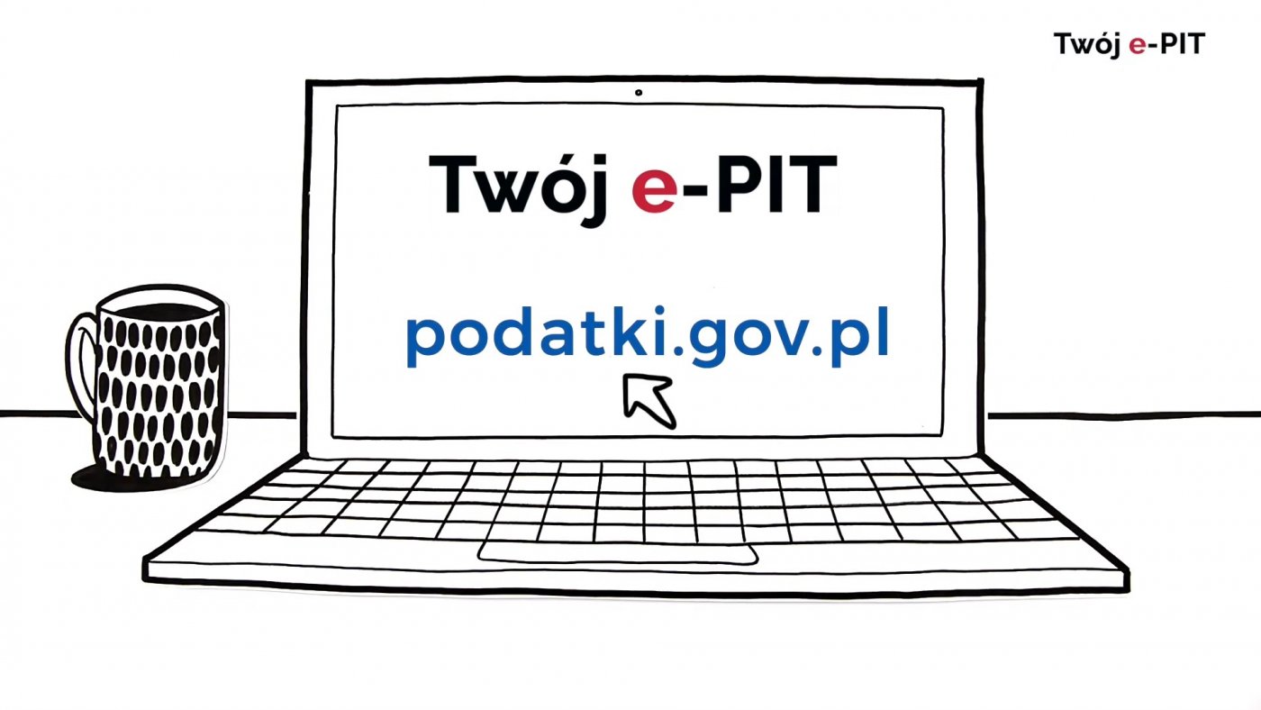 Aby rozliczyć PIT, wystarczy komputer z dostępem do internetu, fot. kadr z animacji promującej Twój e-PIT