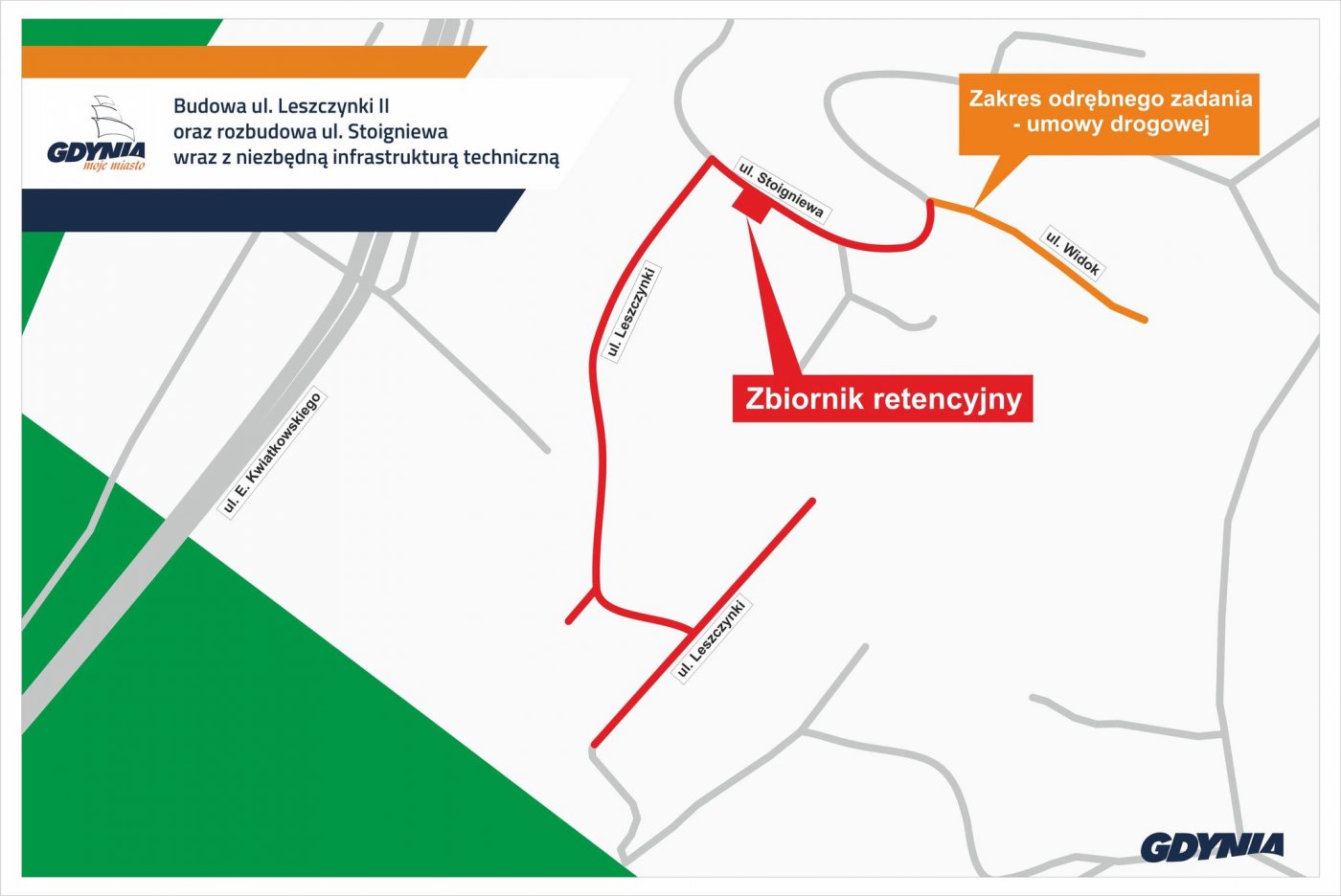 Budowa ulic Leszczynki II i Stoigniewa znamy projektanta, zakres realizacji dokumentacji // mat.prasowe UM