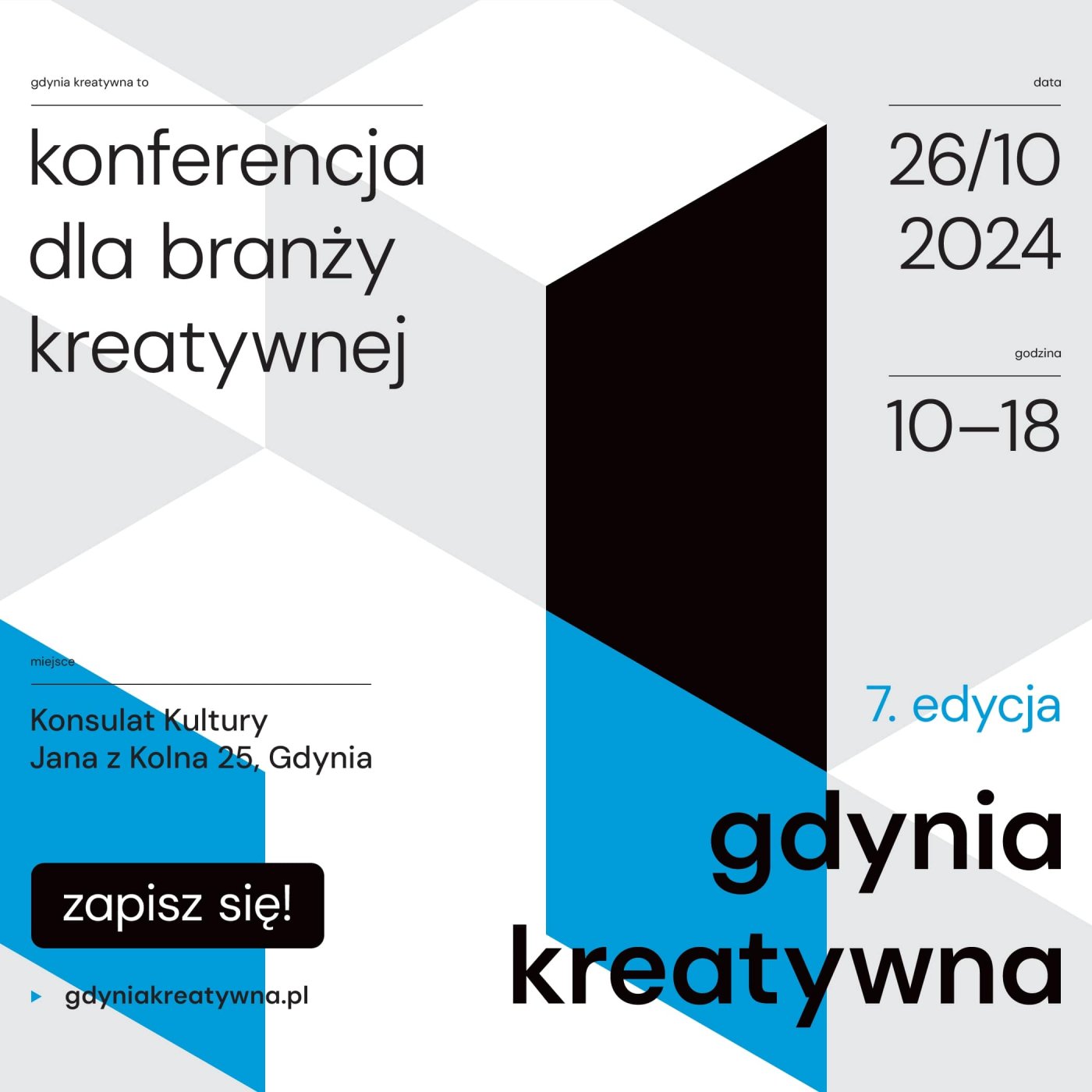 7. edycja projektu „Gdynia Kreatywna” odbędzie się 26 października (mat. prasowe GCWP)