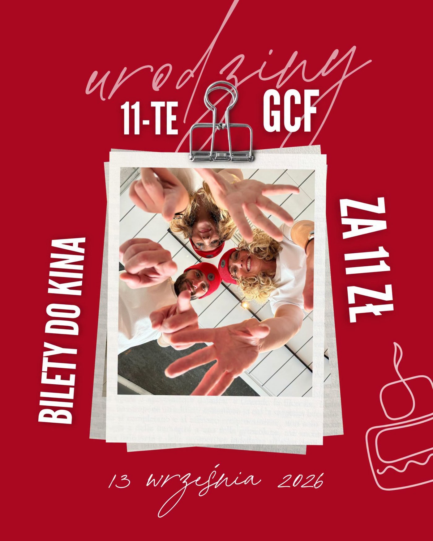 13 września, w dniu urodzin GCF-u, bilet do kina kupimy za 11 złotych (fot. GCF)