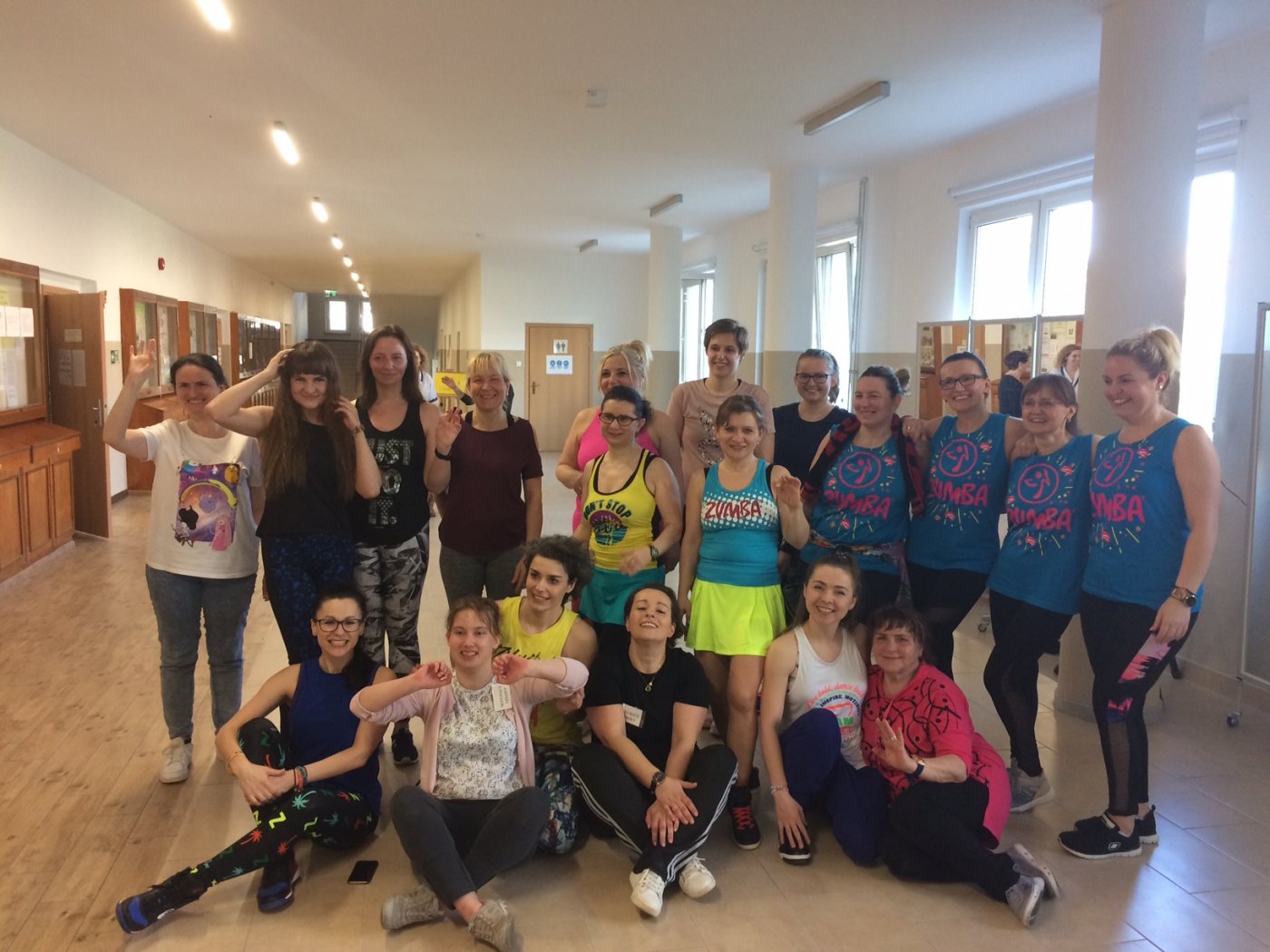 Grupa tancerek Zumby