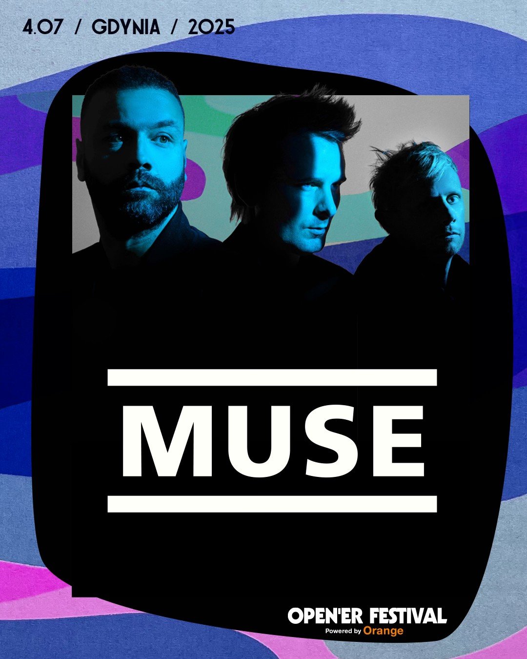 Muse wystąpi na Open’er Festival 2025 // fot. Open'er Festival mat. prasowe