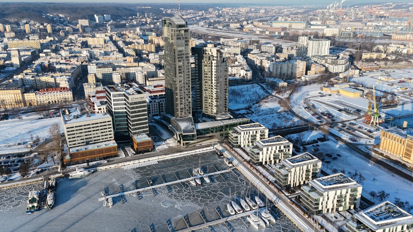 Gdynia w zimowej odsłonie. Zdjęcie z naszej grupy na FB „Gdynia w obiektywie