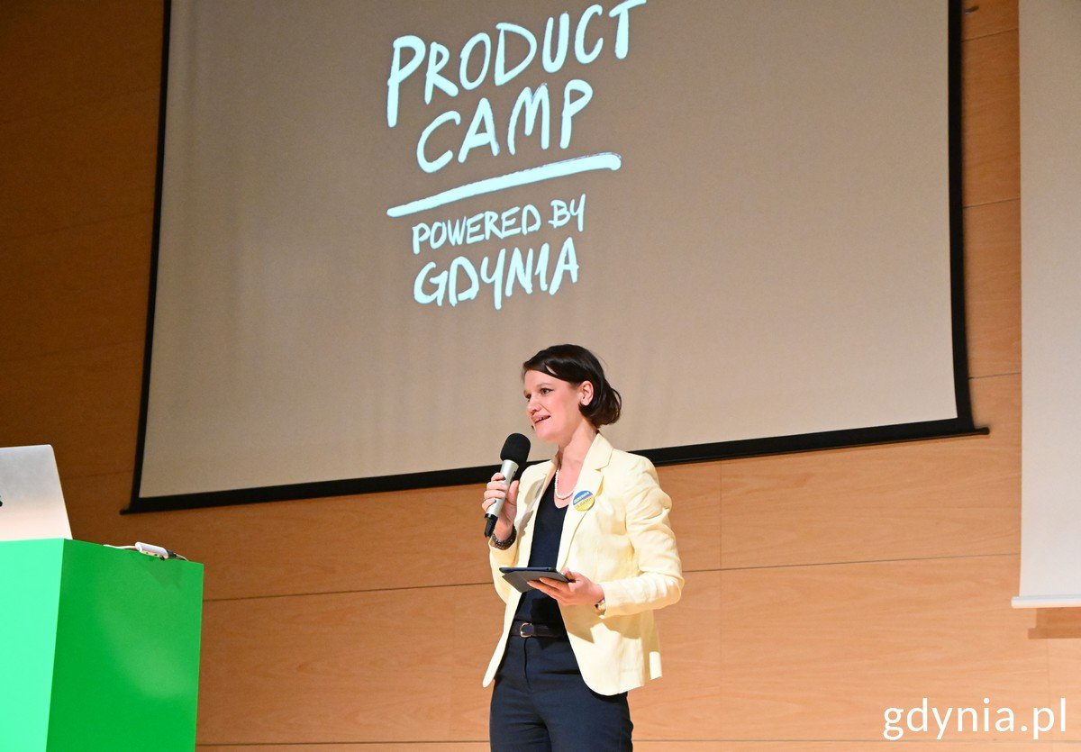 Uczestników ProductCamp przywitała wiceprezydent Katarzyna Gruszecka-Spychała // fot. Magda Śliżewska
