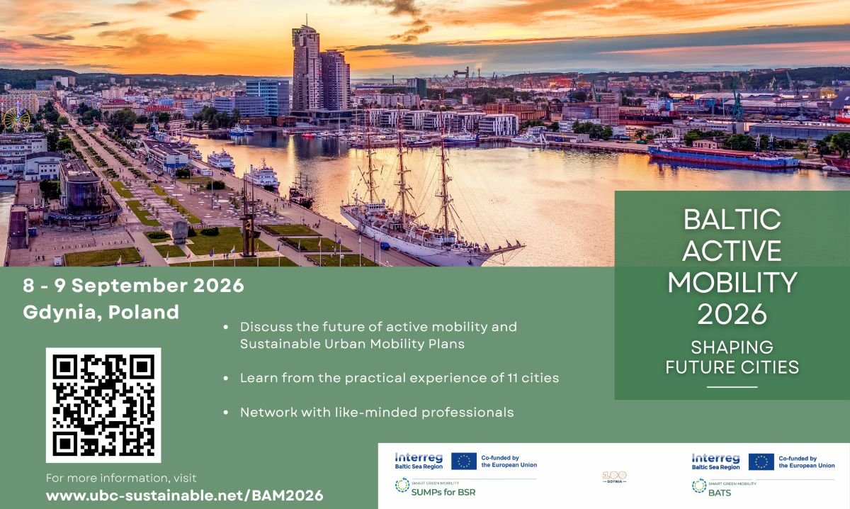 Grafika organizatora Baltic Active Mobility 2026.