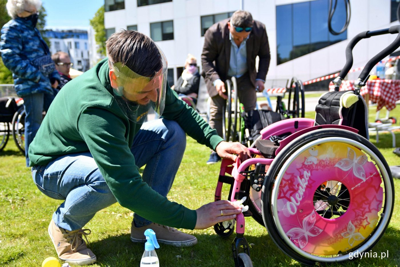 W Gdyni odbyła się akcja serwisowa sprzętu dla osób poruszających się na wózkach inwalidzkich // fot. Magdalena Czernek
