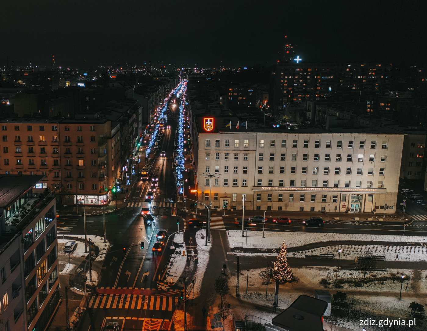 Iluminacje świąteczne w Gdyni // fot. M. Mielewski