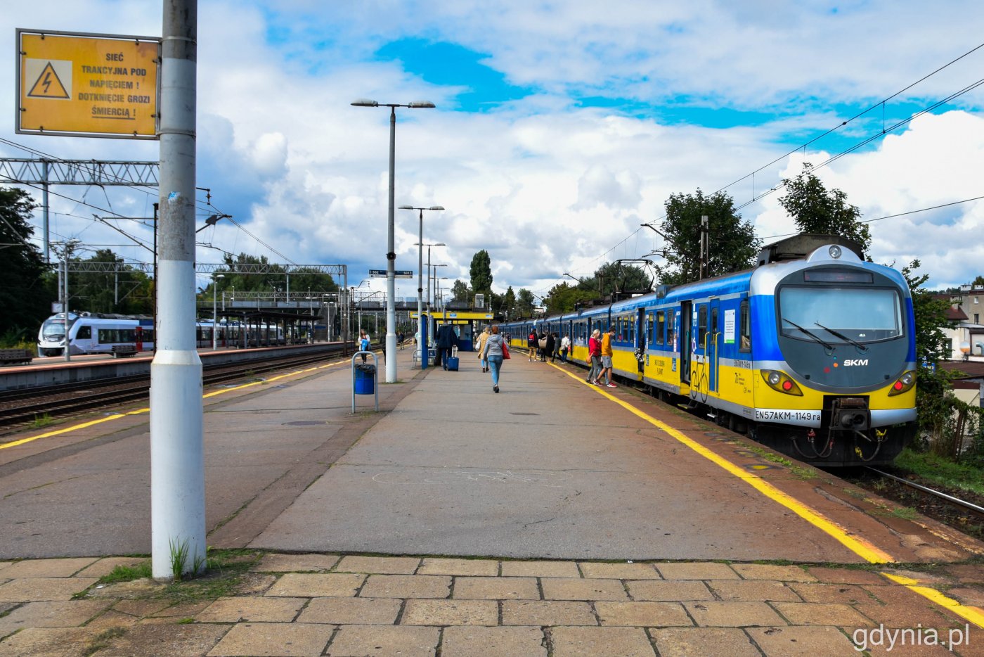 Tak obecnie wygląda peron stacji SKM Gdynia Orłowo // fot. Sławomir Okoń