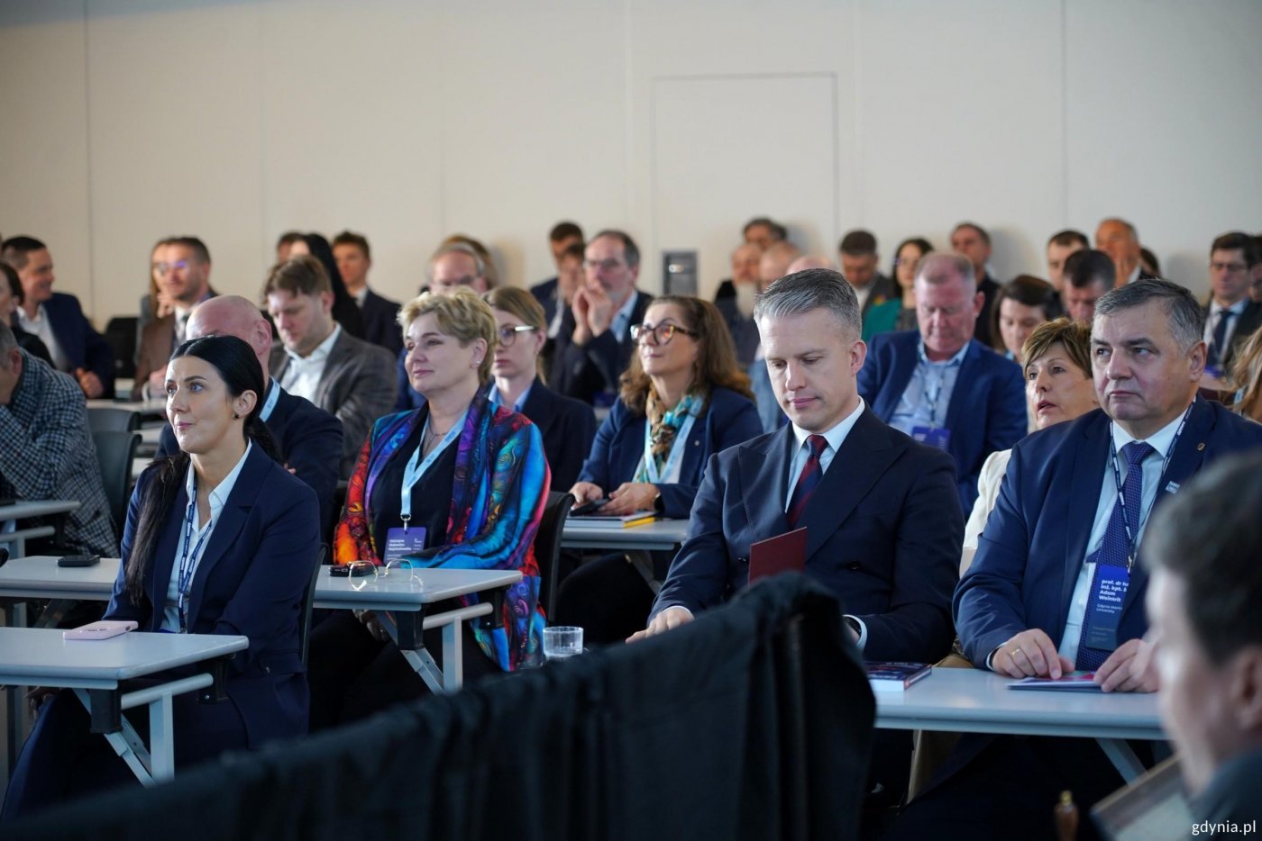 15. edycja Transport Week w Gdyni. Udział w niej biorą m.in. Arkadiusz Marchewka, minister infrastruktury i  prof. dr hab. inż. kpt. ż.w. Adam Weintrit, rektor Uniwersytetu Morskiego w Gdyni (fot. Magda Śliżewska)