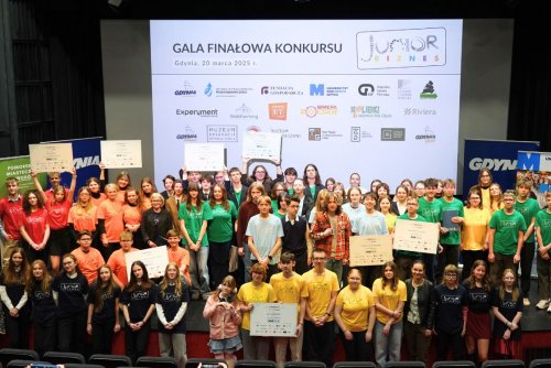 Gala finałowa 8. edycji konkursu Junior Biznes w Gdyńskim Centrum Filmowym (fot. Magdalena Starnawska // zdjęcie archiwalne)