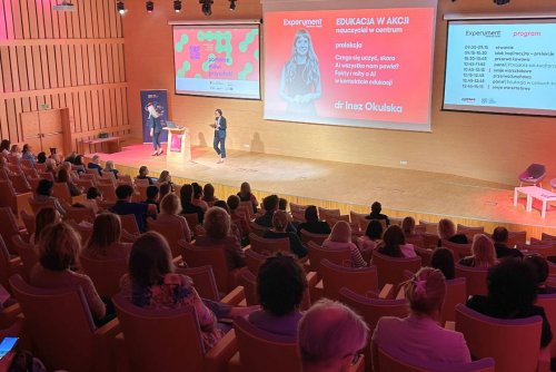 Konferencja dla nauczycielek i nauczycieli odbyła się w Centrum Nauki Experyment (fot. Magdalena Starnawska)