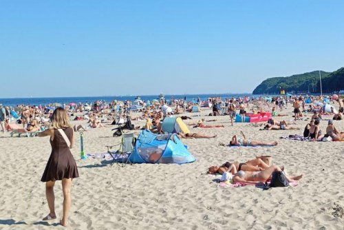 Plaża w Śródmieściu (fot. Waldemar Ulanowski) 