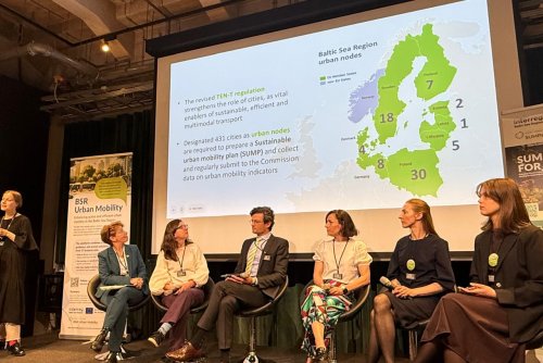 Uczestnicy EUSBSR Annual Forum 2026 w Tallinie, w tym druga od lewej: Alicja Pawłowska, z WI UM Gdyni,  mat. organizatora