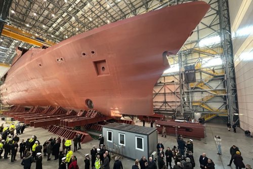 ORP „Burza” zostanie przekazany Marynarce Wojennej w 2030 roku (fot. Magdalena Starnawska)