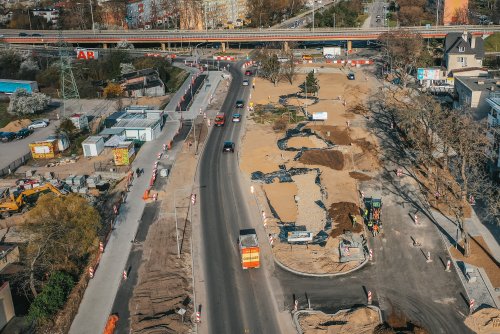 Rozbudowa ulicy Unruga na finiszu (fot. M. Mielewski, ZDIZ Gdynia)