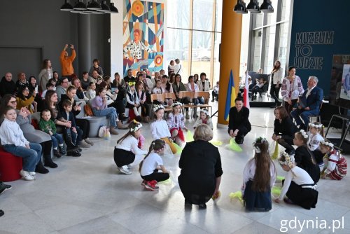 Zdjęcie archiwalne z 2025 roku ze spotkania upamiętniającego 3. rocznicę wybuchu wojny w Ukrainie (fot. Magdalena Starnawska) 