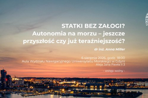 Wykład pod tytułem „Statki bez załogi? Autonomia na morzu – jeszcze przyszłość czy już teraźniejszość?” (mat. UMG)
