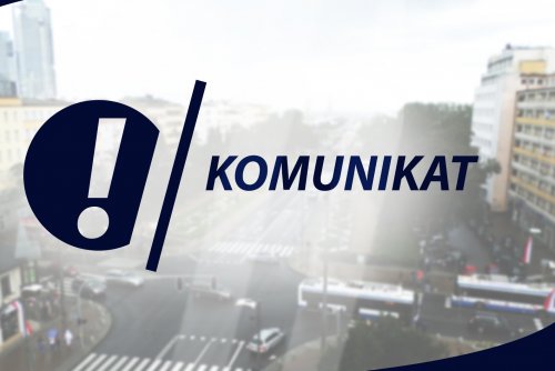 Grafika dotycząca komunikatu Urzędu Miasta Gdyni