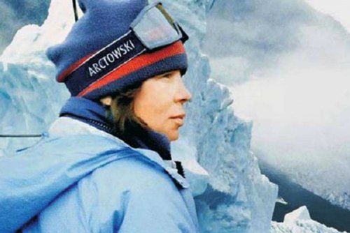 Prof. Maria Agata Olech podczas wyprawy (fot. materiały prasowe)