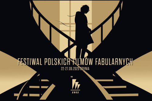 Plakat 50. Festiwalu Polskich Filmów Fabularnych autorstwa Oli Jasionowskiej (mat. prasowe FPFF)
