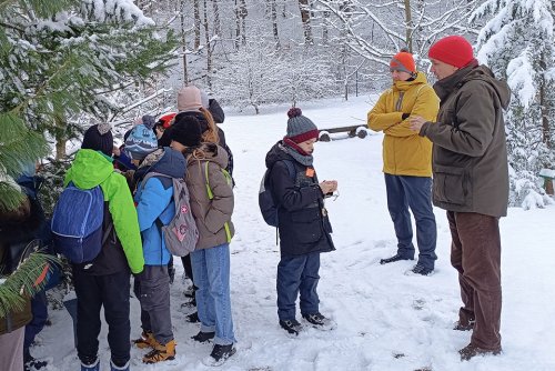 Gdyńska młodzież podczas zeszłorocznej Akcji Zima w Gdyni w Leśnym Ogródzie Botanicznym Marszewo (fot. Katarzyna Balcerzak)