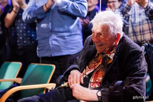 Przemek Dyakowski świętował swoje 90. urodziny w Radiu Gdańsk (fot. Karol Stańczak) 
