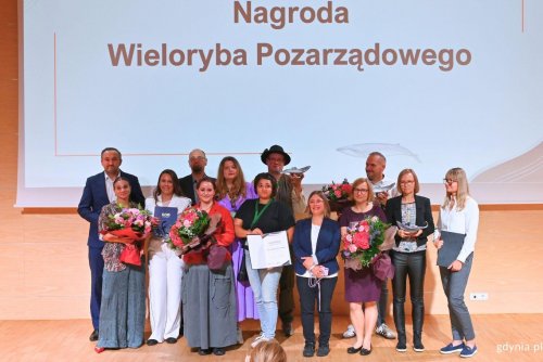 Laureaci nagród tegorocznej edycji Gdyńskiego Forum Samorządowego (fot. Magdalena Starnawska) 