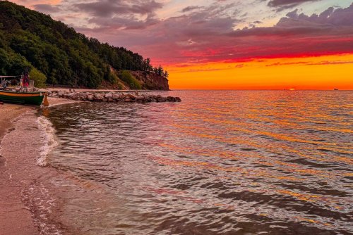 Gdzie las wita się z morzem. Zdjęcie z naszej grupy na FB „Gdynia w obiektywie
