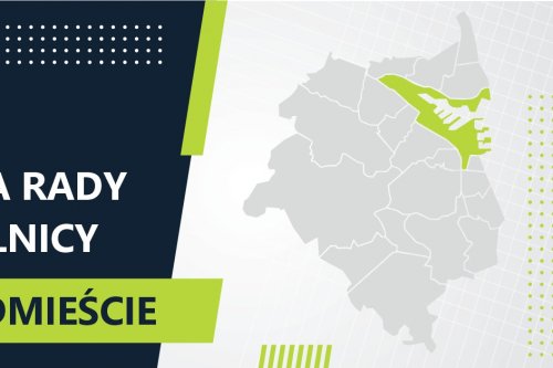 Mapa Gdyni z zaznaczoną na zielono dzielnicą Śródmieście.