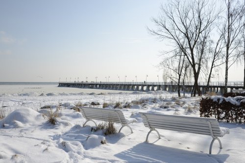 Wspomnienie zimowych dni w Orłowie. Zdjęcie z naszej grupy na FB „Gdynia w obiektywie