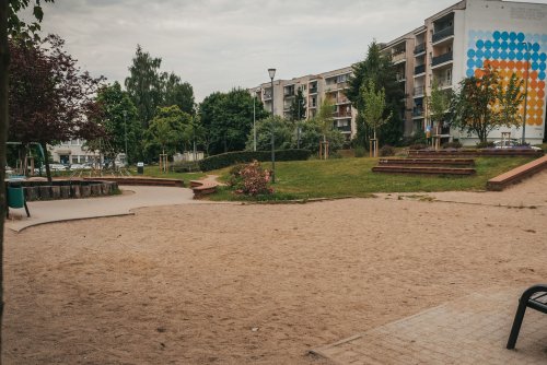 Część wyeksploatowanych urządzeń została już wcześniej zdemontowana (fot. Marcin Mielewski, Zarząd Dróg Miejskich)
