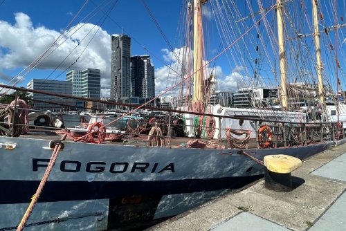 STS „Pogoria” cumuje w Marinie Yacht Park Gdynia (fot. Magdalena Starnawska)