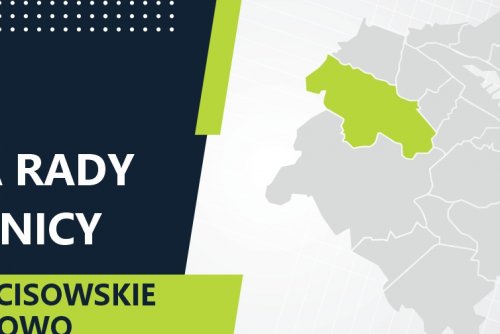 Mapa Gdynia z zaznaczoną na zielono dzielnicą Pustki Cisowskie-Demptowo.