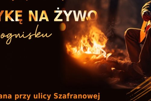 Zdjęcie z ogniskiem.