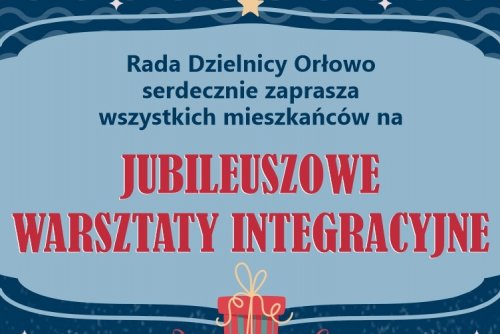 Plakat promujący warsztaty w Orłowie na 100-lecie Gdyni.