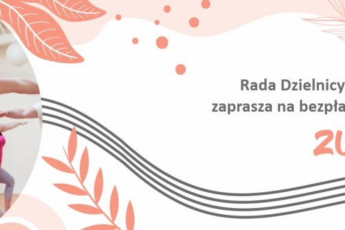 Plakat promujący zajęcia Zumby w Małym Kacku.