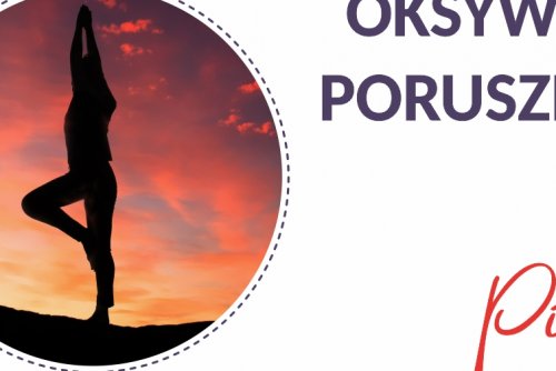 Plakat promujacy zajęcia Pilatesu na Oksywiu.