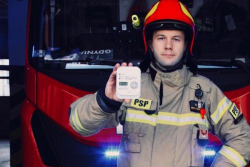 Rozpoczyna się kolejna akcja edukacyjna o zagrożeniach związanych z czadem, nazywanym cichym zabójcą (fot. Komenda Miejska Państwowej Straży Pożarnej w Gdyni)