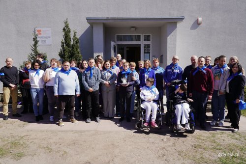 Prezydent Gdyni Aleksandra Kosiorek odwiedziła Centrum Aktywizacji Zawodowej i Społecznej dla Dorosłych Osób z Autyzmem (fot. Magdalena Starnawska)