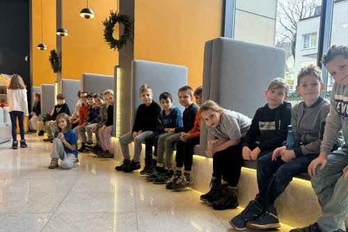 Projekt „Wyjście z klasą” w Muzeum Miasta Gdyni, za zdjęciu uczniowie z SP 52 (fot. Katarzyna Balcerzak)