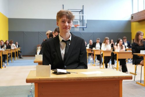 Pierwszy dzień matur w VII Liceum Ogólnokształcącym (fot. Aneta Marczak)