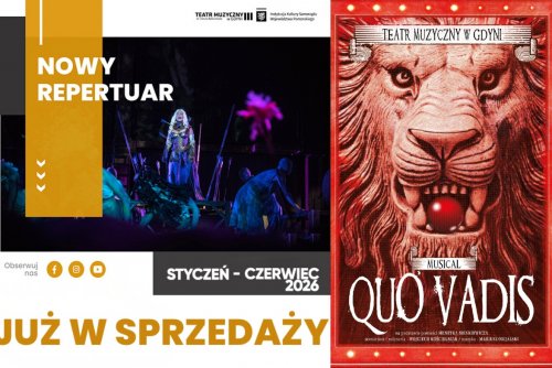 Od 12 sierpnia możemy kupować bilety na repertuar Teatru Muzycznego w 2026 roku (fot. Teatr Muzyczny w Gdyni)