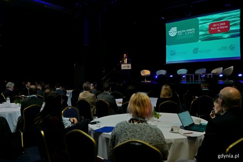 Baltic Ports for Climate Conference 2025 otworzył Bogdan Ołdakowski – sekretarz generalny Organizacji Portów Bałtyckich (fot. Magdalena Czernek)