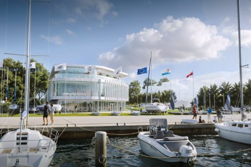 Tak ma wyglądać nowe centrum żeglarstw w Gdyni (materiały Gdyńskiego Centrum Sportu)