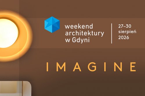 16. edycja Weekendu Architektury w Gdyni rozpocznie się 27 sierpnia (plakat z fragmentem kadru Małgorzaty Szczurowskiej)
