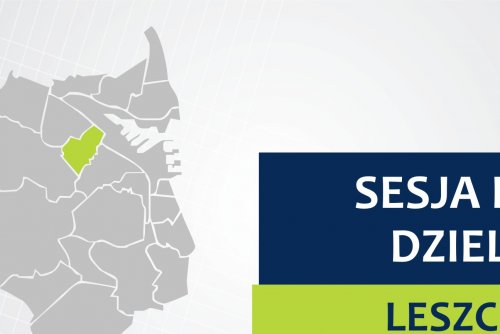 Mapa Gdyni z zaznaczoną na zielno dzielnicą Leszczynki.